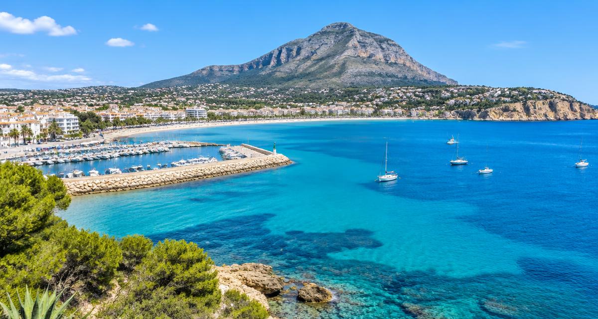 Jávea bay and Montgó mountain